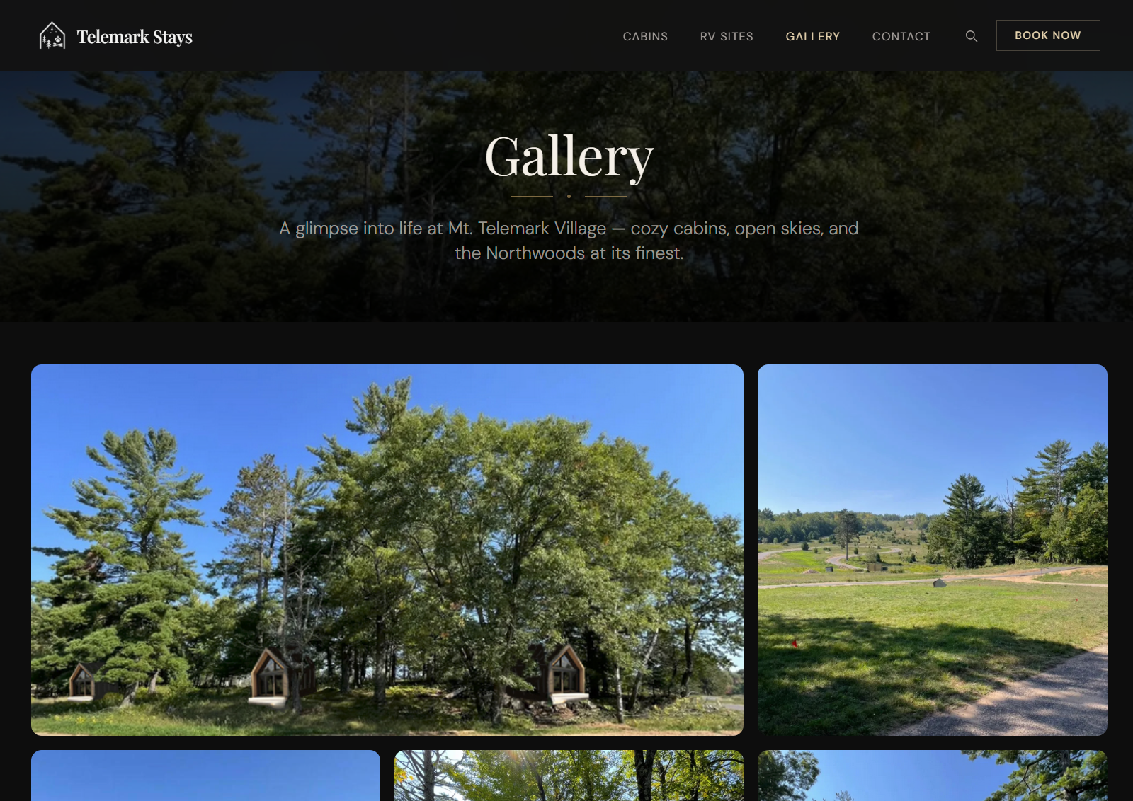 Telemark Stays gallery page