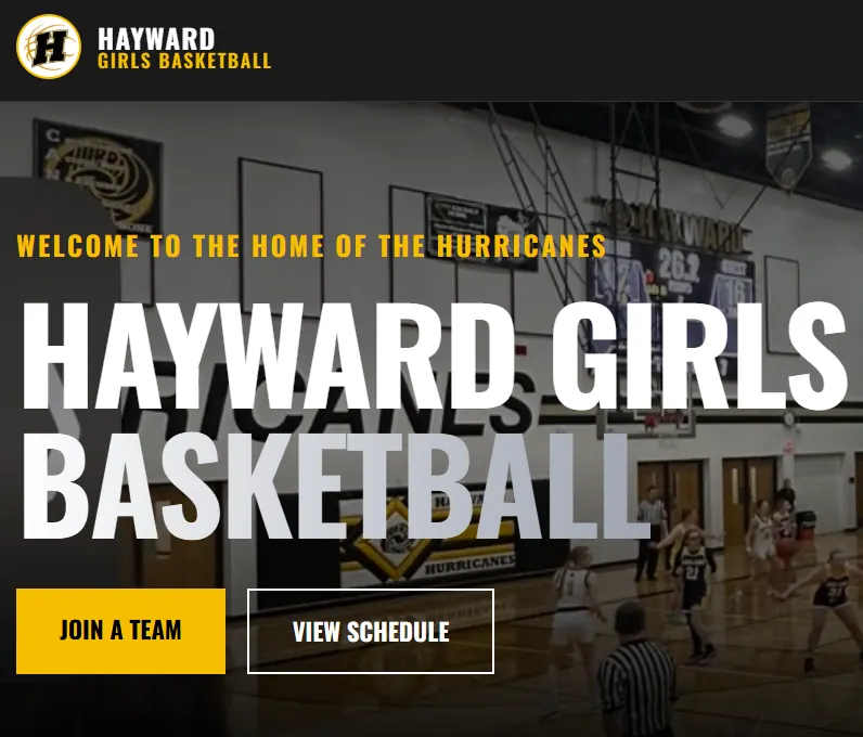Hayward Girls Basketball website