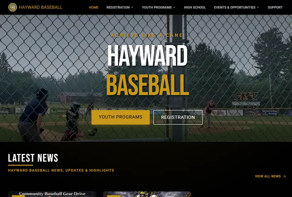 Hayward Baseball - homepage
